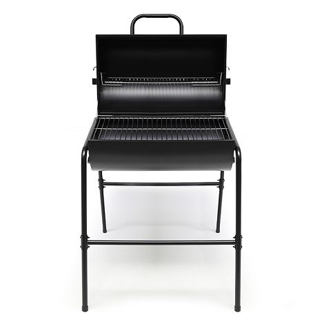  Barbecue charbon double surface de cuisson - Noir