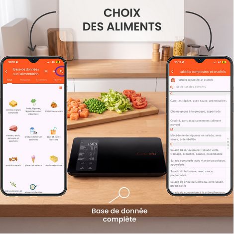  Balance de cuisine nutritionnelle connectée - Livoo x Marmiton - 