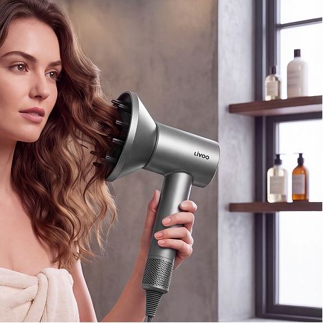  Sèche-cheveux ionique - Gris