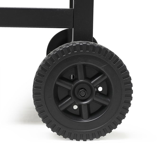  Desserte pour plancha avec tablette rabattable - Noir