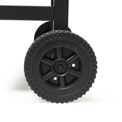  Desserte pour plancha avec tablette rabattable - Noir