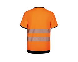 T-shirt Haute Visibilité avec poche poitrine noire