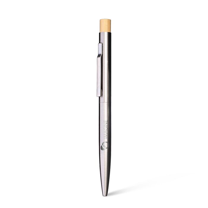  1950s - BND175 - Stylo à bille en acier inoxydable recyclé et bam