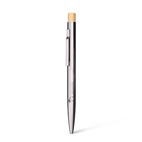  1950s - BND175 - Stylo à bille en acier inoxydable recyclé et bam