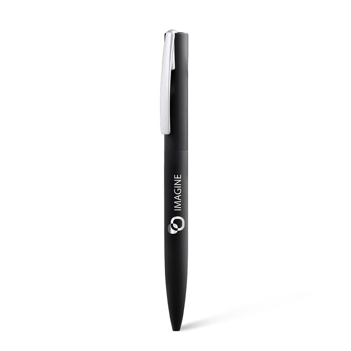  LYD - BND182 - Stylo à bille à torsion en acier inoxydable recycl