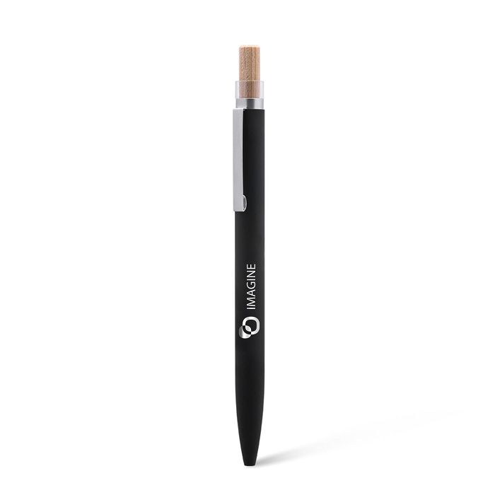  BAAM - BND184 - Stylo à bille en aluminium recyclé, bambou FSC® e
