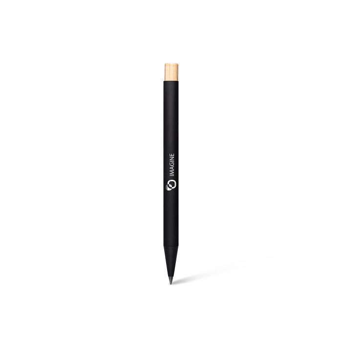  NOCLIP 187AB - BND187AB - Porte mine noir avec push en bambou