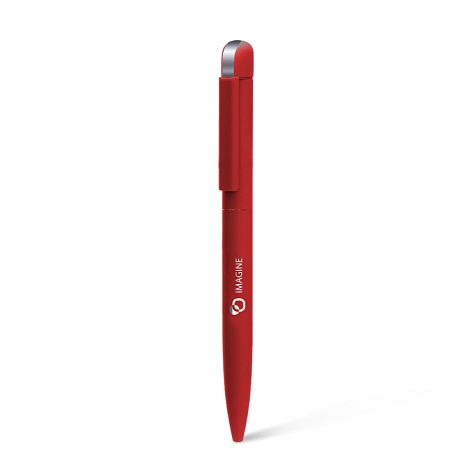  FOLK - BND62 - Stylo à bille en acier inoxydable recyclé - Rouge 