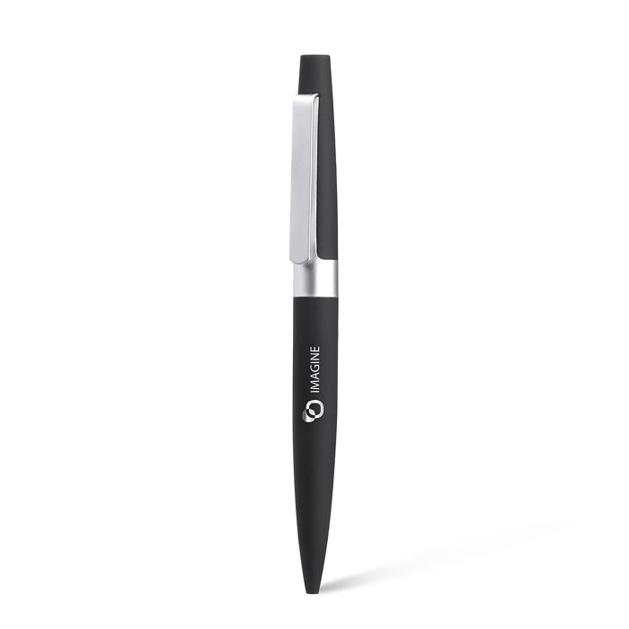  PERI - BND77 - Stylo à bille à torsion en acier inoxydable recycl