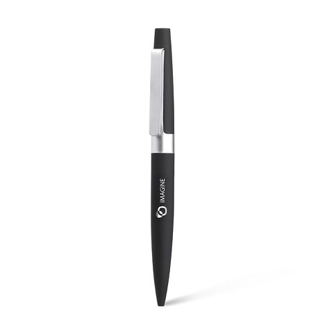  PERI - BND77 - Stylo à bille à torsion en acier inoxydable recycl