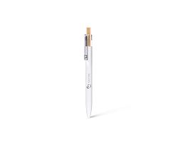 AAARR - BND185 - Stylo en aluminium recyclé, bambou FSC® et ABS r