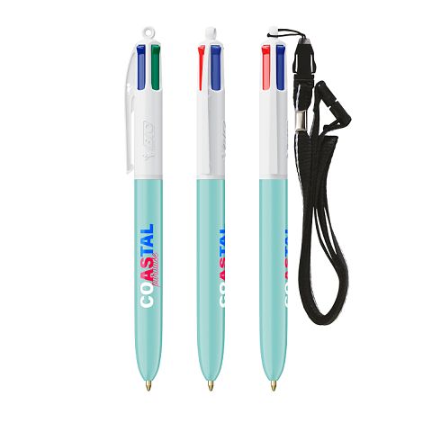 BIC® 4 Colours® ECO + lanyard