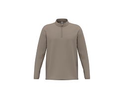 T-shirt outdoor col 1/4 zip manches longues unisexe