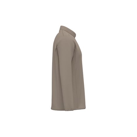  T-shirt outdoor col 1/4 zip manches longues unisexe