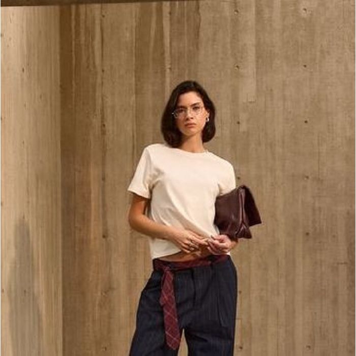  Tee-shirt femme lourd boxy