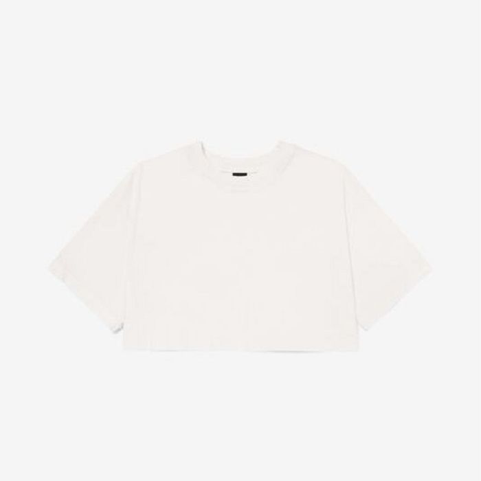  Tee-shirt court délavé