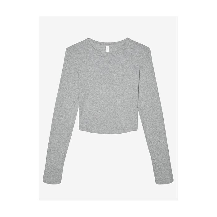  Tee-shirt court manches longues femme