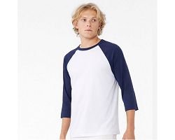 Tee-shirt baseball manches 3/4