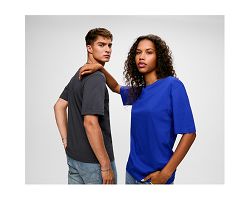 Tee-shirt unisexe oversize en coton organique