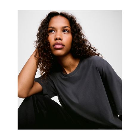  Tee-shirt unisexe oversize en coton organique