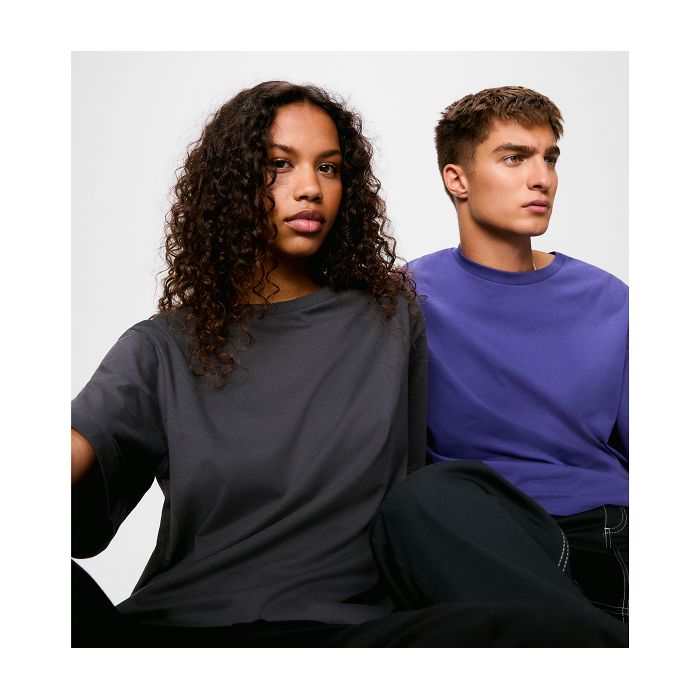  Tee-shirt unisexe oversize en coton organique
