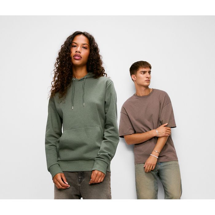  Tee-shirt unisexe oversize en coton organique