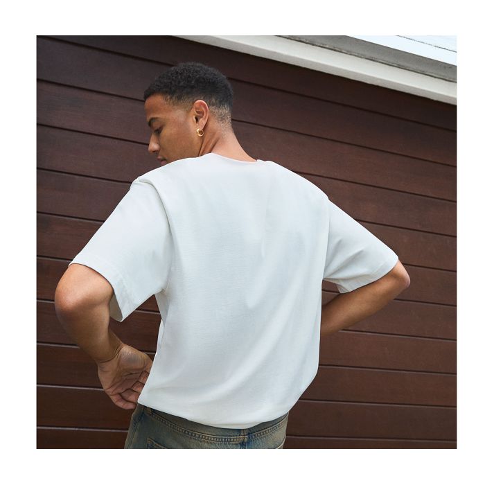  Tee-shirt unisexe oversize en coton organique