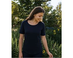 Tee-shirt femme manches mi-longues