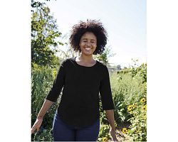 Tee-shirt femme manches 3/4