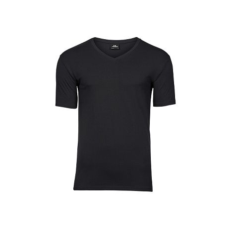  Tee-shirt stretch col V