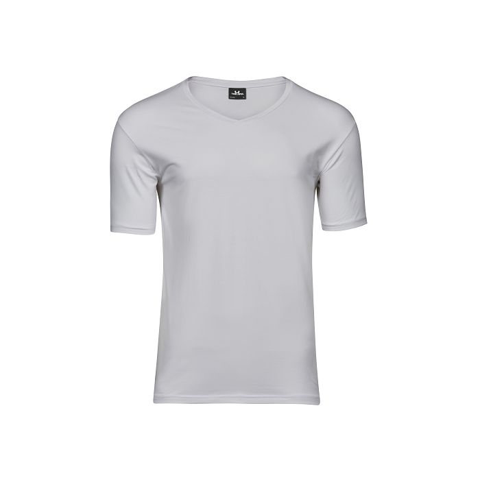  Tee-shirt stretch col V