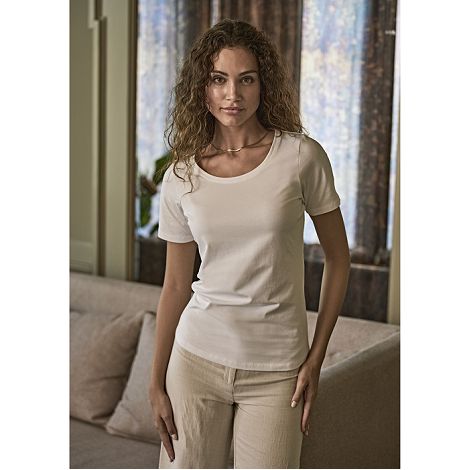  Tee-shirt stretch col rond