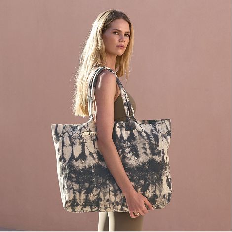 Sac shopping en toile tie-dye