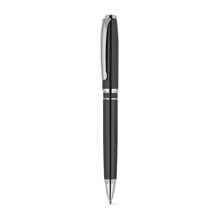  Coffret haut de gamme comprenant 1 stylo à bille et 1 stylo roller en cuivre et acier