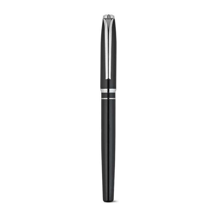  Coffret haut de gamme comprenant 1 stylo à bille et 1 stylo roller en cuivre et acier