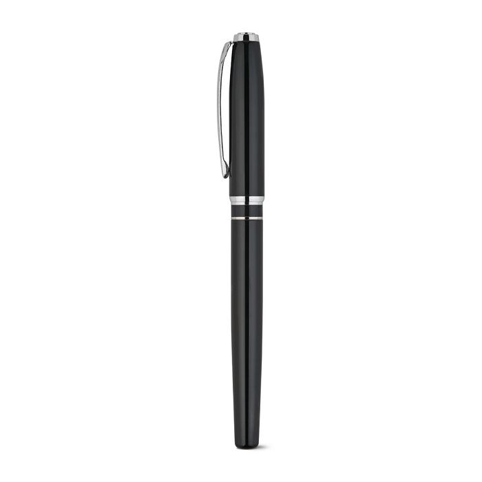  Coffret haut de gamme comprenant 1 stylo à bille et 1 stylo roller en cuivre et acier