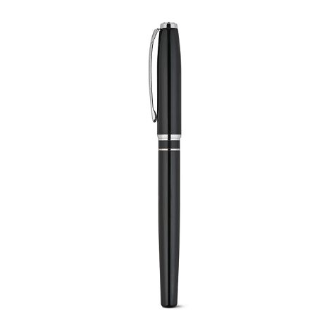  Coffret haut de gamme comprenant 1 stylo à bille et 1 stylo roller en cuivre et acier