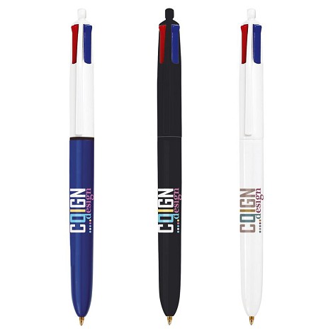 Stylo bille 4 couleurs