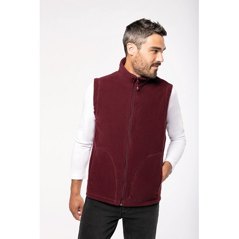 Gilet micropolaire homme