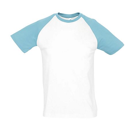  Tee-shirt promotionnel bicolore homme couleur 150 g/m²