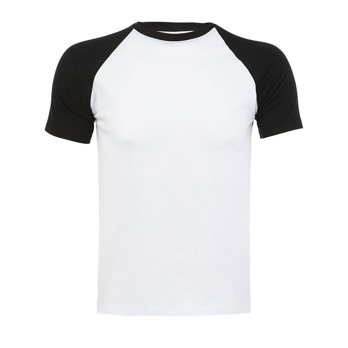  Tee-shirt promotionnel bicolore homme couleur 150 g/m²