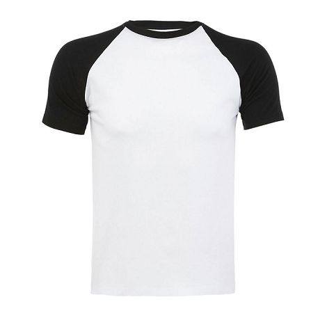  Tee-shirt promotionnel bicolore homme couleur 150 g/m²