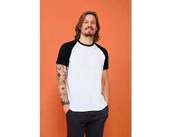 Tee-shirt promotionnel bicolore homme couleur 150 g/m²