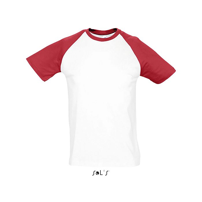  Tee-shirt promotionnel bicolore homme couleur 150 g/m²