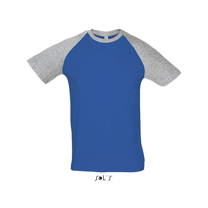  Tee-shirt promotionnel bicolore homme couleur 150 g/m²