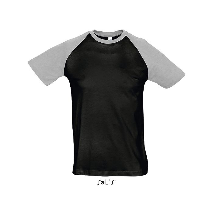  Tee-shirt promotionnel bicolore homme couleur 150 g/m²