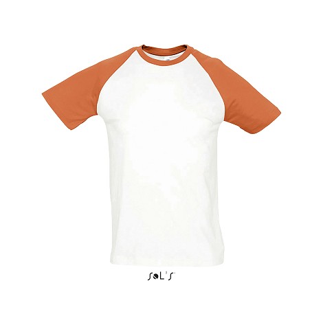 Tee-shirt promotionnel bicolore homme couleur 150 g/m²