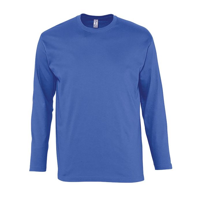  Tee-shirt couleur manches longues homme