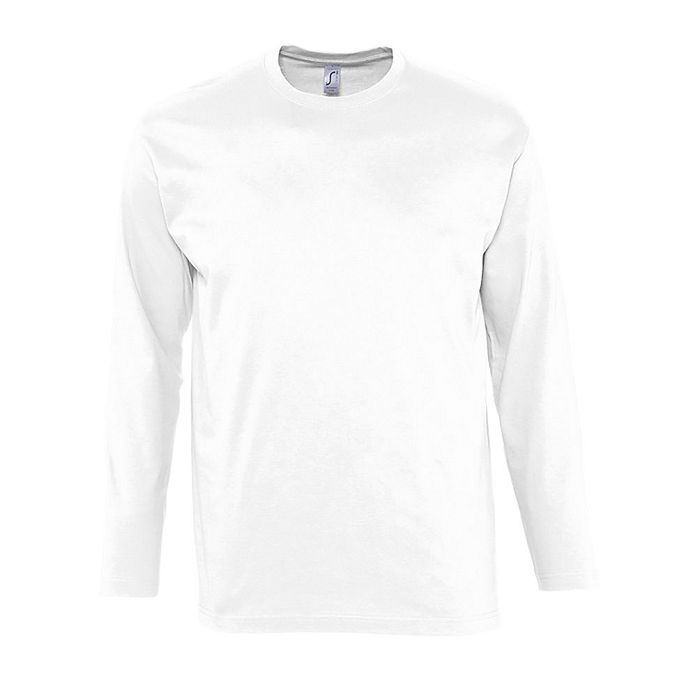  Tee-shirt couleur manches longues homme