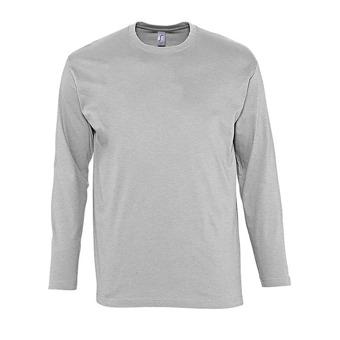  Tee-shirt couleur manches longues homme